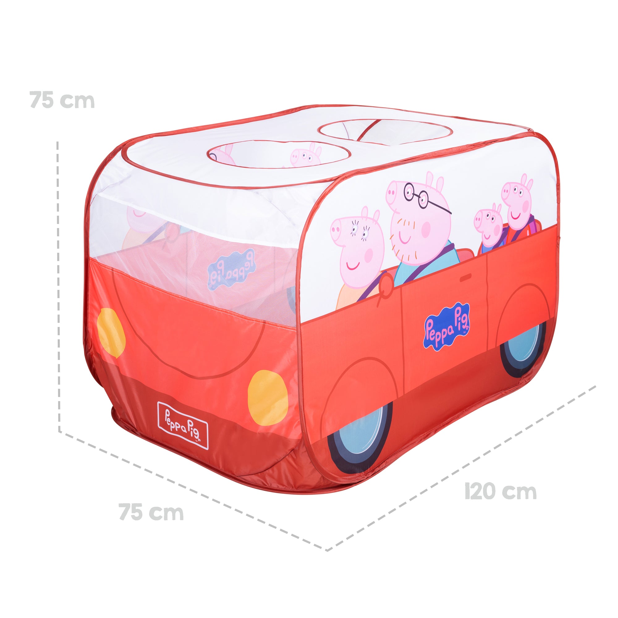 Roba 98353PP1 Pop Up Spielbus Peppa Pig rot – Spielen & Spaß - Produktbild 4