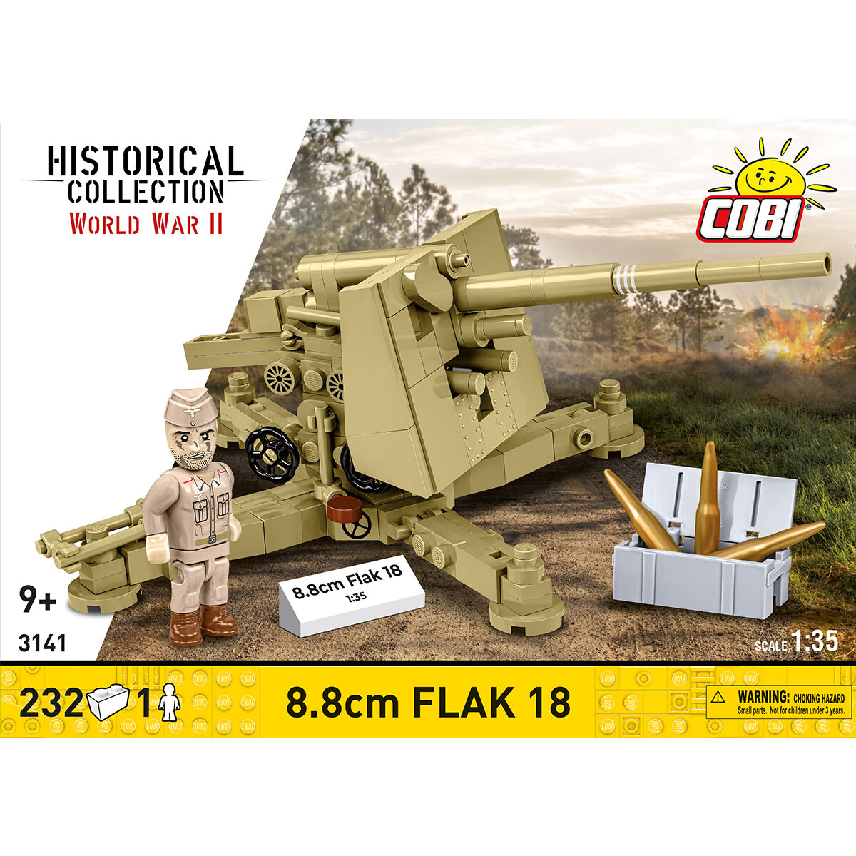 COBI 3141 - 8.8 CM FLAK 18 - Bild 3