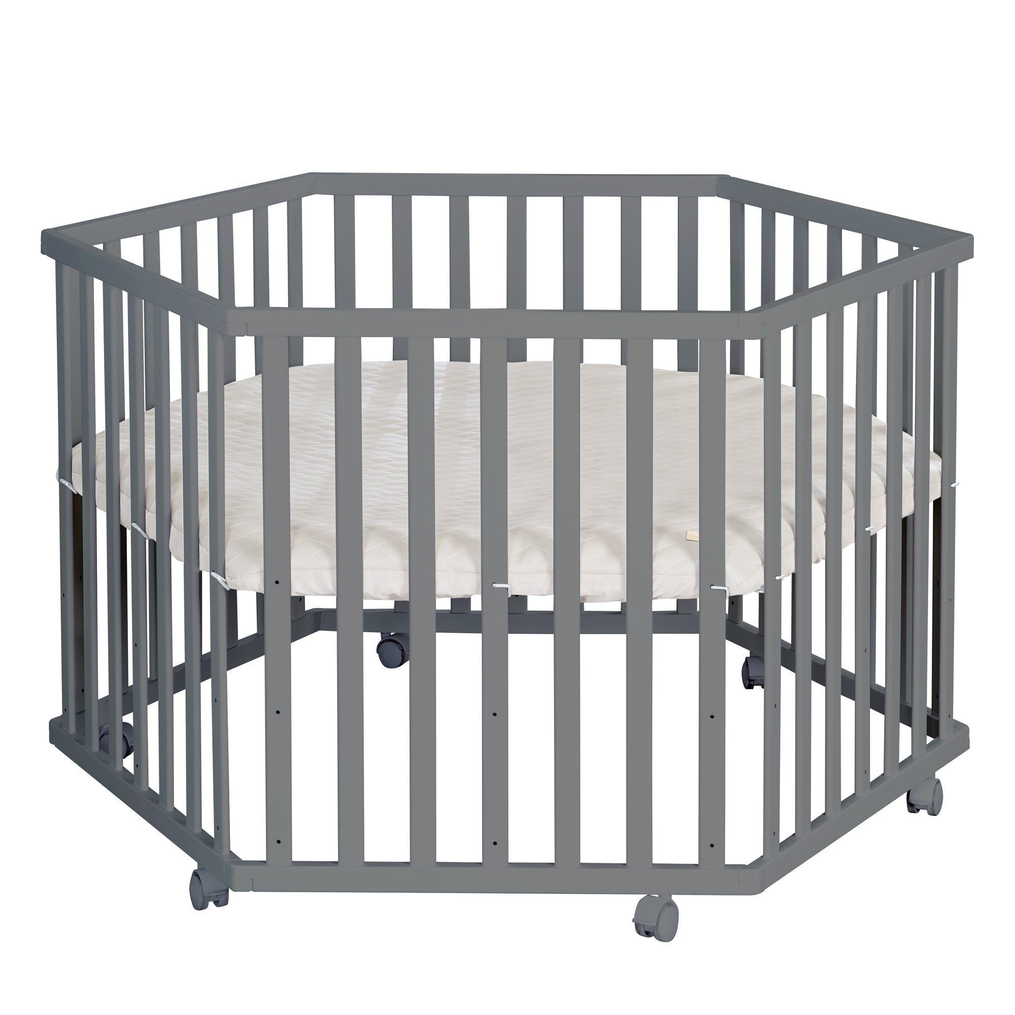 Roba 0232ANL245 Laufgitter 6-eckig Greyish gesteppt anthrazit - anthrazit - Laufgitter - Produktbild 1