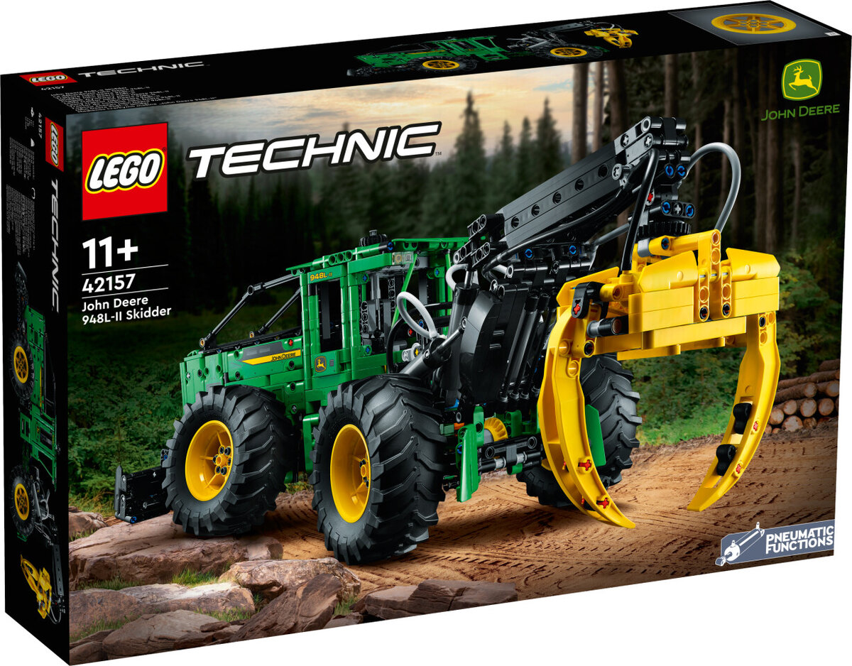 LEGO, 42157, Technic, -, John, Deere, 948L-II, Skidder, , Maschine, Rad