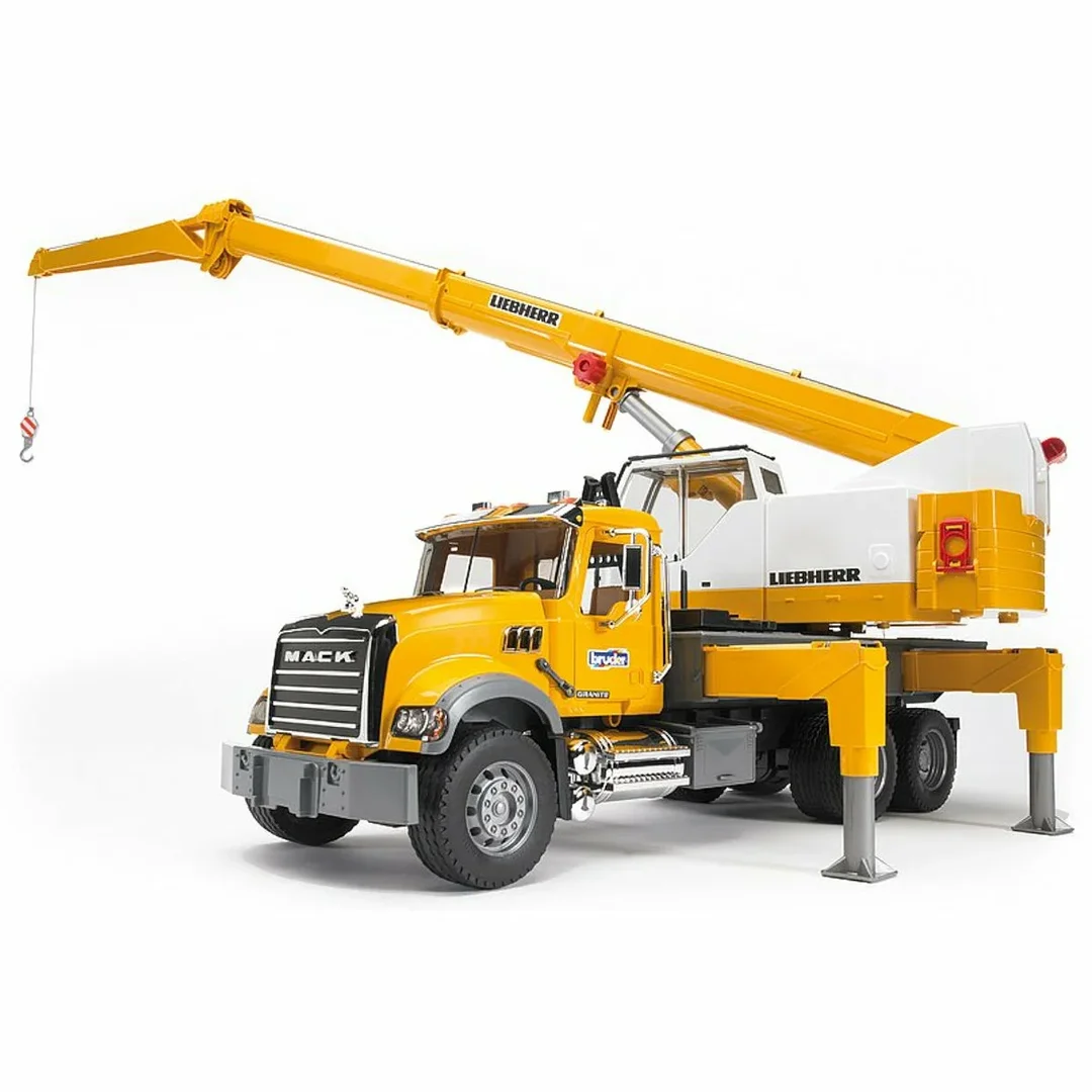 BRUDER 02818 - MACK Granite Liebherr Kran-LKW