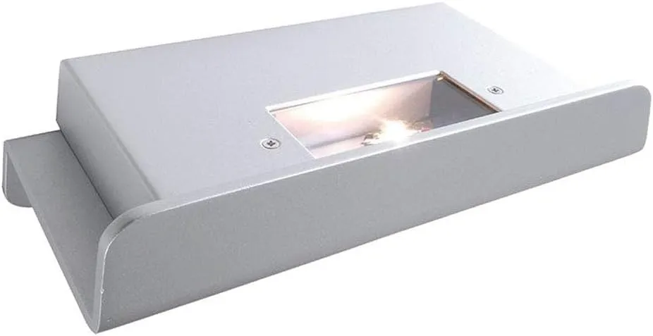Deko-Light Wandaufbauleuchte Jessy 341085 – LED Innenleuchte 5 W, 3000 K, Silber