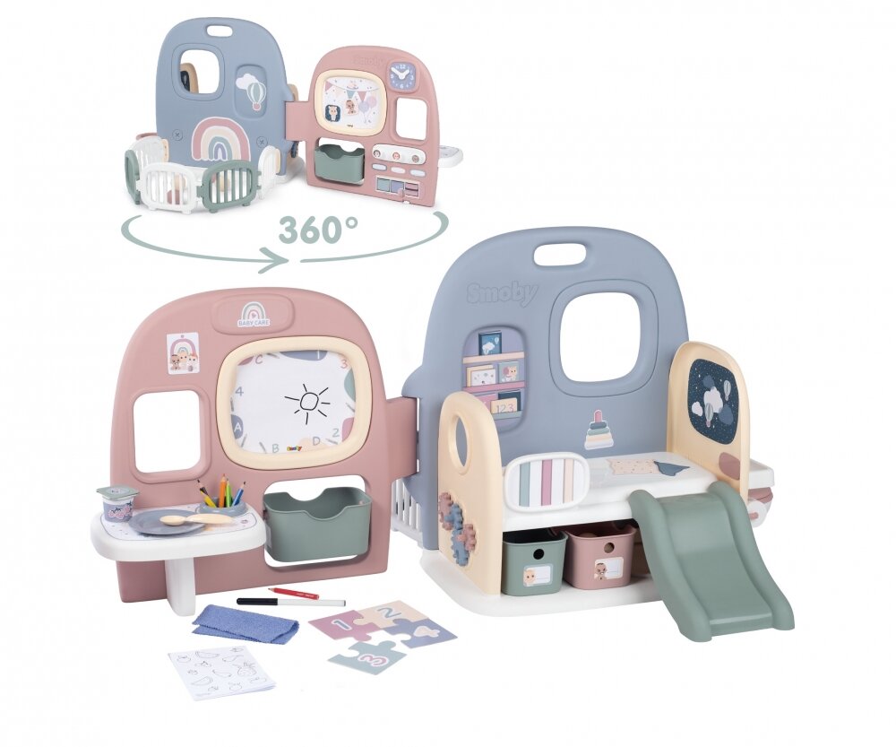 Smoby_Baby_Care_Puppen-Kita, Drinnen, Badezimmer, Zimmer, Toilette