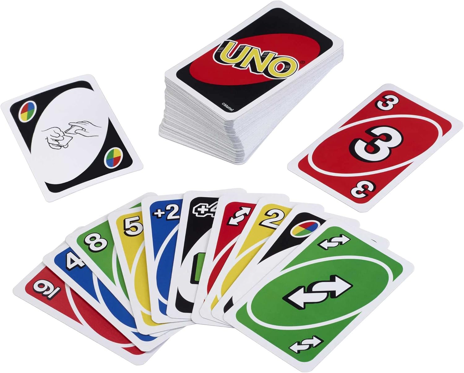 UNO - Das klassische Kartenspiel mit neuen Features (Mattel W2087)
