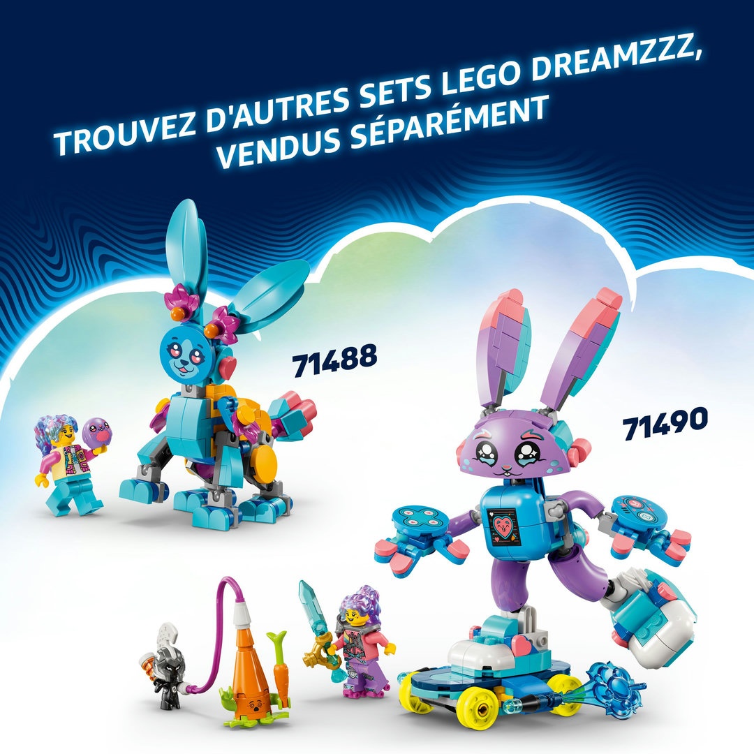 LEGO® DREAMZzz™ 71490 Izzie und Bunchurro der Gaming-Hase