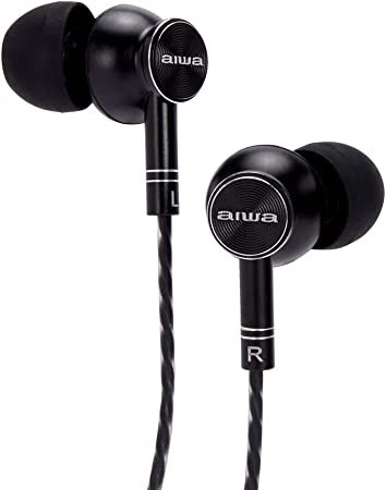Aiwa_Auriculares_ESTM-100BK, Elektronik, Fön, Gerät, Elektrisches Gerät, Kopfhörer