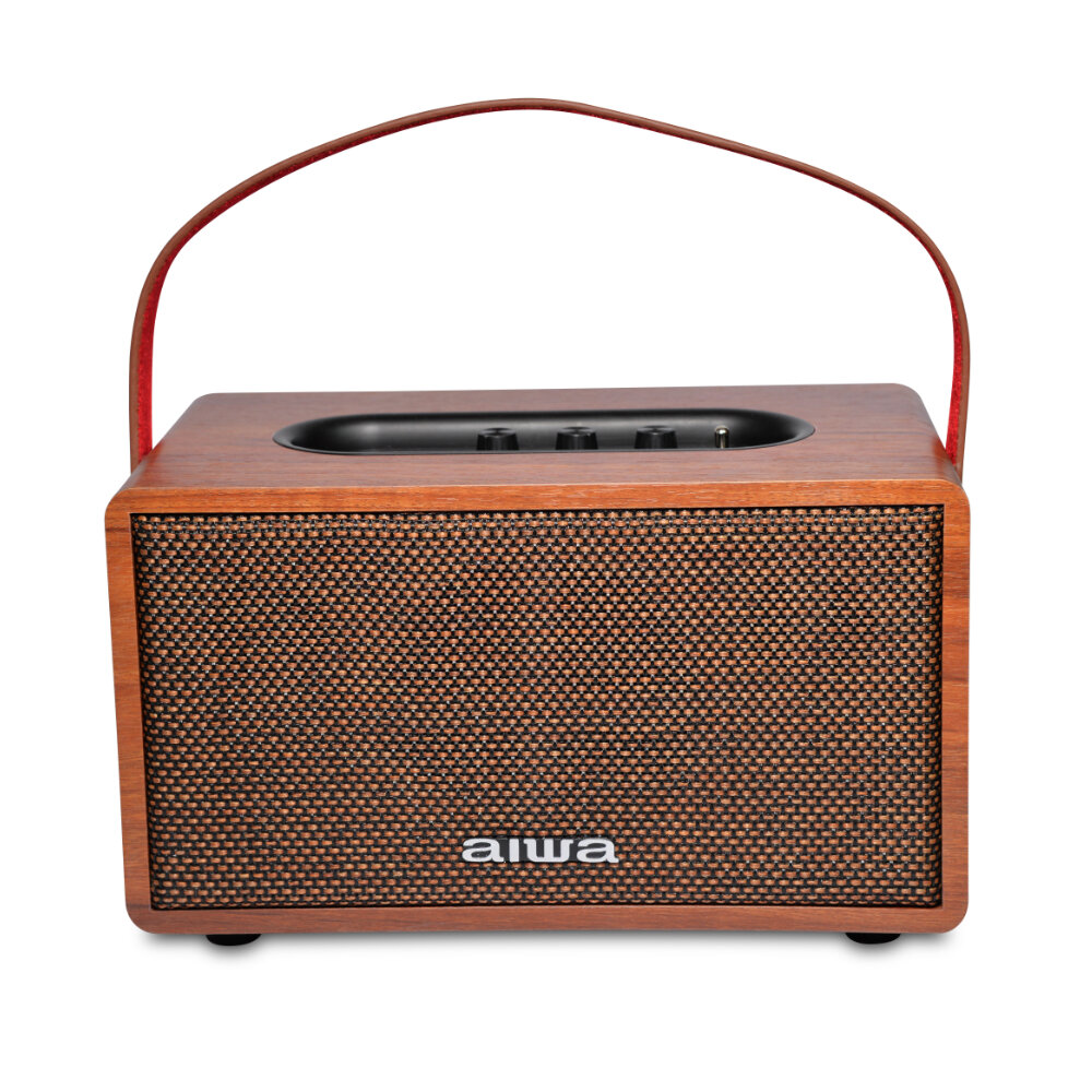 Aiwa_MI-X150_Retro_Plus_X_Stereo,_Bluetooth,_Lautsprecher,_braun, Elektronik, Sprecher, Radio