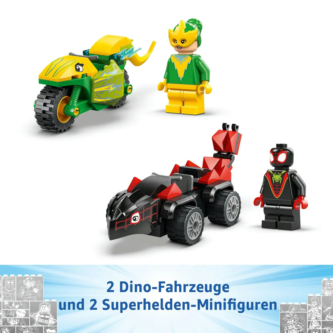 LEGO® Spidey und seine Superfreunde 11198 Actionspaß mit Spin und Electro in ihren Dino-Flitzern
