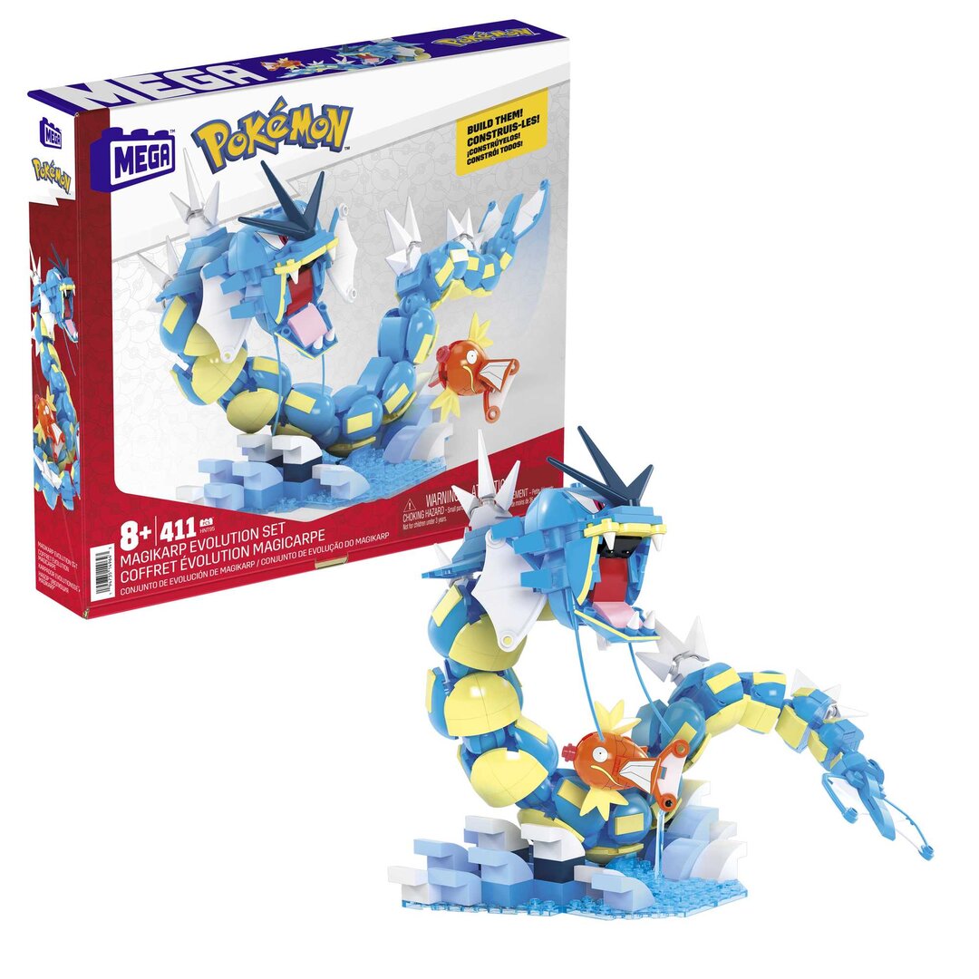 MEGA, Pokemon, Magikarp, Evolution, Set, HNT95, Spielzeug