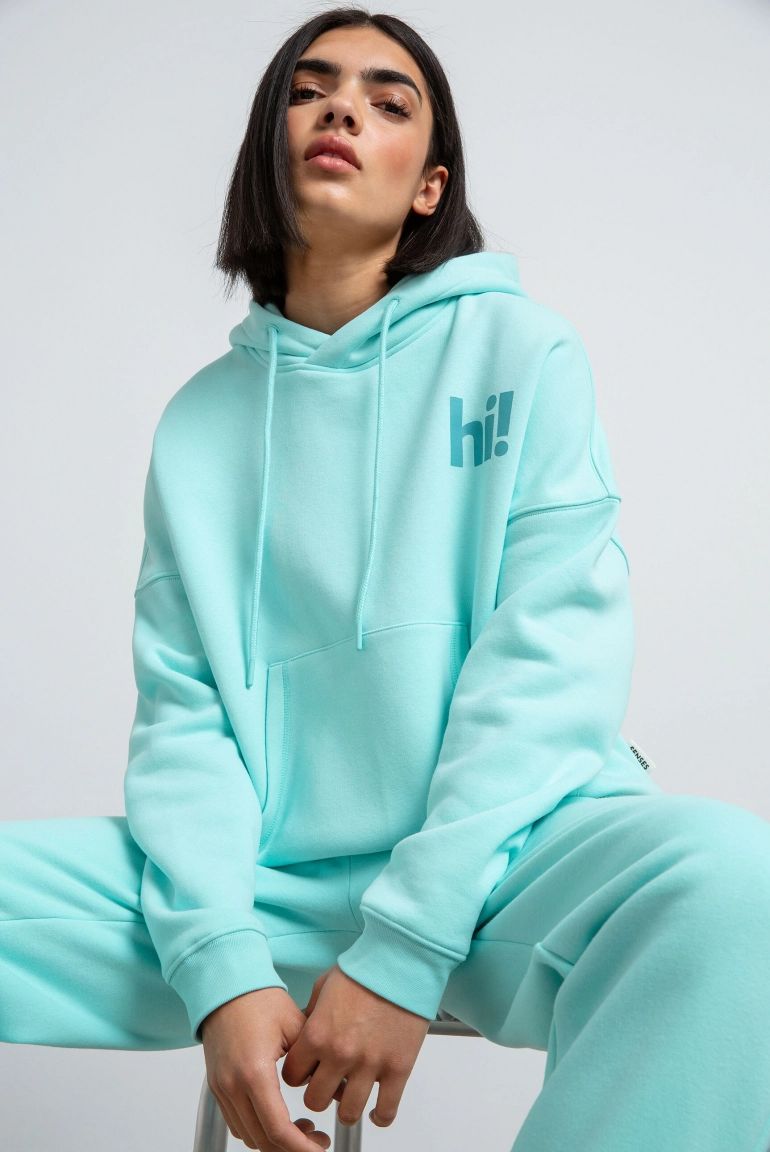 SENSES 2602365712 Hoodie SE: RENITY mit Print, Damen, Türkis