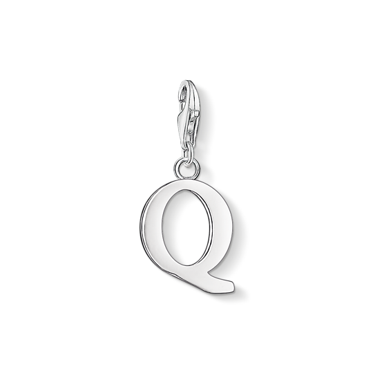 Thomas Sabo Anhänger Charm-Club Buchstabe Q Silber Thomas, Sabo, Anhänger, Charm-Club, Buchstabe, Q, Silber, Zubehor, Ohrring, Schmuck
