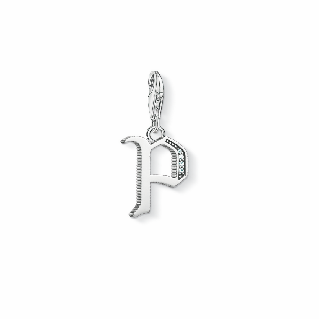Thomas Sabo Anhänger Charm-Club Buchstabe P 1596-643-21 Thomas, Sabo, Anhänger, Charm-Club, Buchstabe, P, 1596-643-21, Zubehor, Ohrring, Schmuck