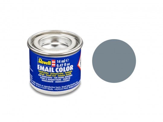 Revell_32157_grau,_matt_RAL_7000_14_ml-Dose_Revell_Modellbau-Farbe_auf_Kunstharzbasis, Zinn, Kann, Aluminium, Konserven, Lebensmittel