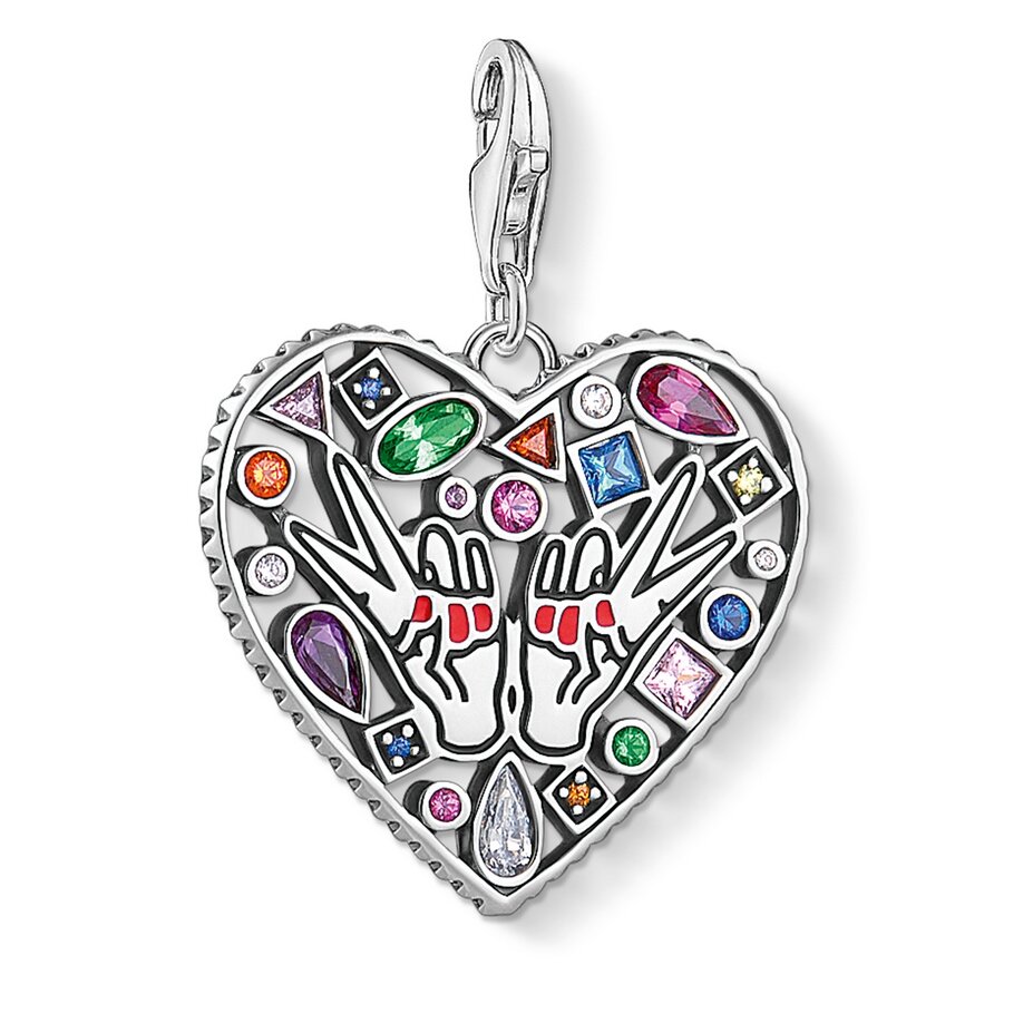 Thomas, Sabo, Anhänger, Charm-Club, Love, &, Peace, 1745-314-7, Zubehor, Anhänger, Schmuck, Medaillon