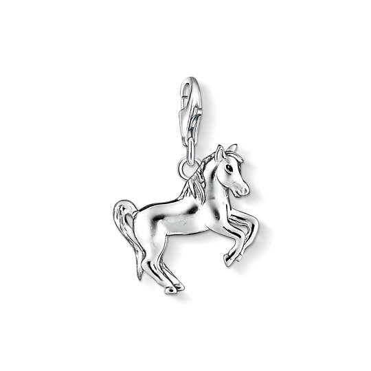 Thomas, Sabo, Anhänger, Charm-Club, Pferd, 925, Sterling, Silber, Kaltemail, Blank, 1074-007-12, Person