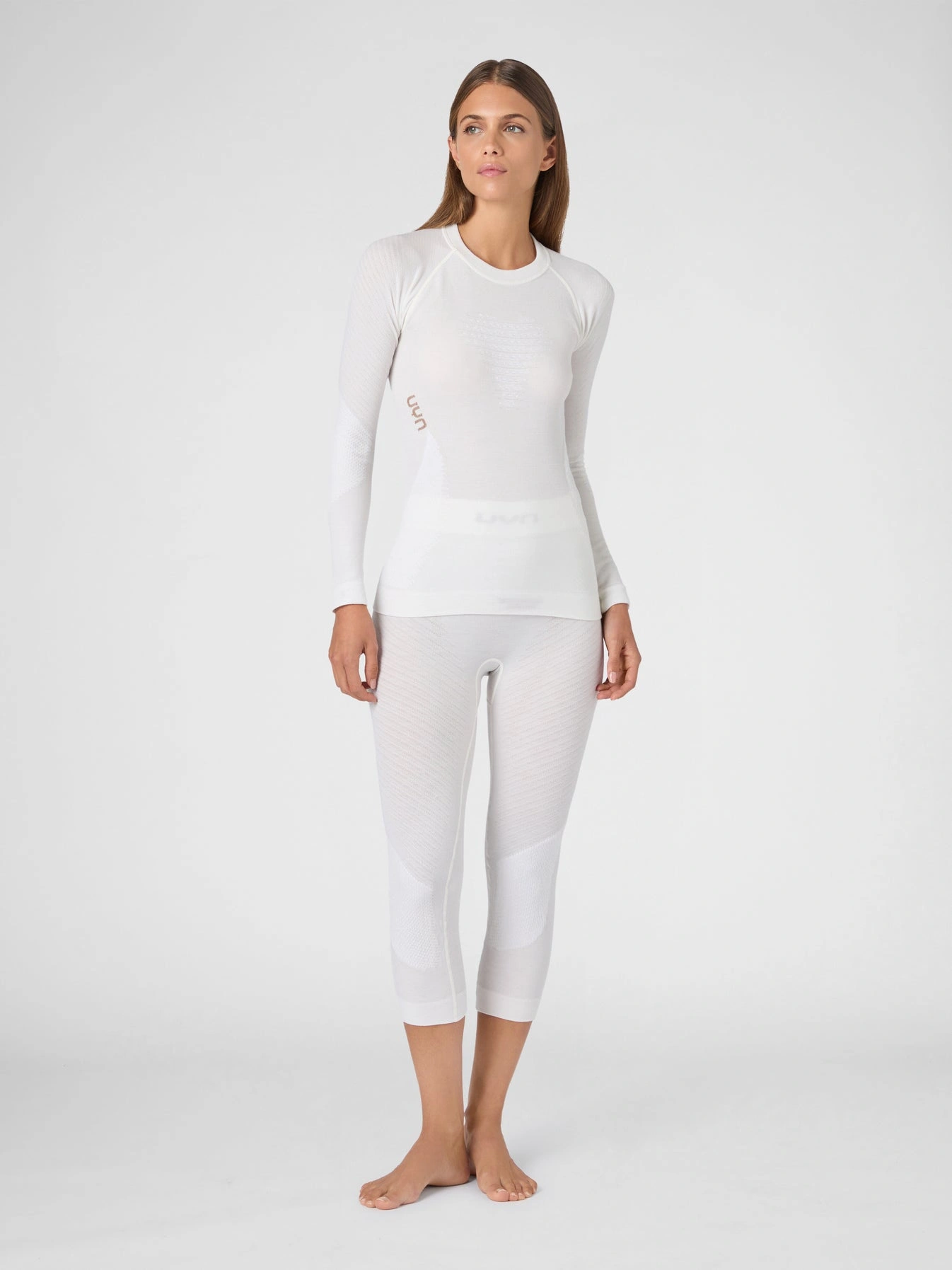 UYN Damen Cashmere Biotech UW Shirt LG_SL U100566W148 - Off-White GR. L/XL