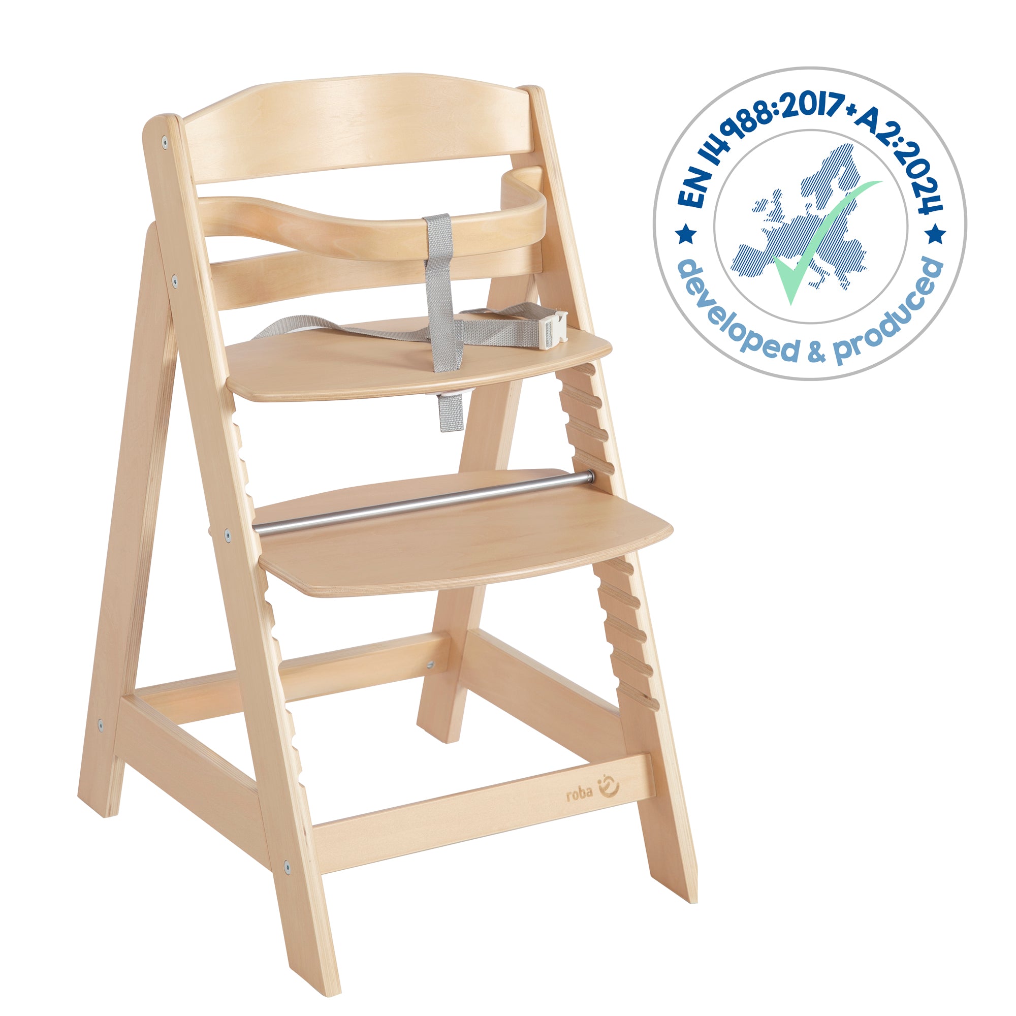 Roba 7562 Treppenhochstuhl natur lackiert - Produktbild 8