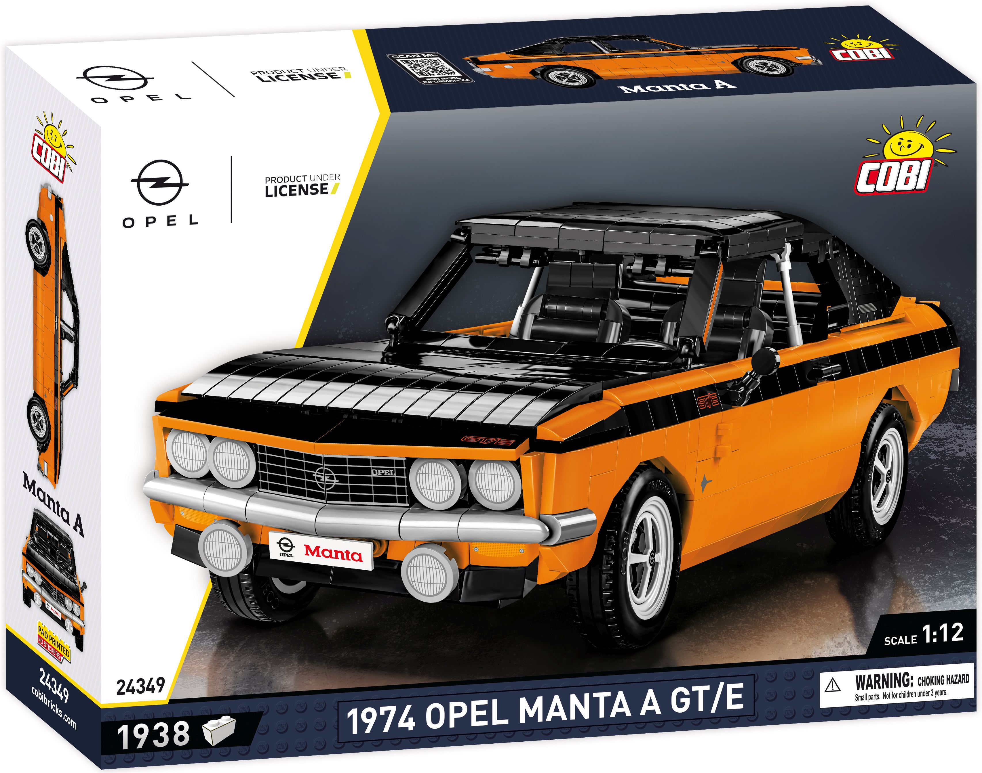 Cobi, 24349, Opel, Manta, A, GT/E, 1974, Rad, Leichtmetallrad, Auto, Sprach, Coupe, Rad, Leichtmetallrad, Auto, Sprach, Coupe, Rad, Leichtmetallrad, Auto, Sprach, Coupe
