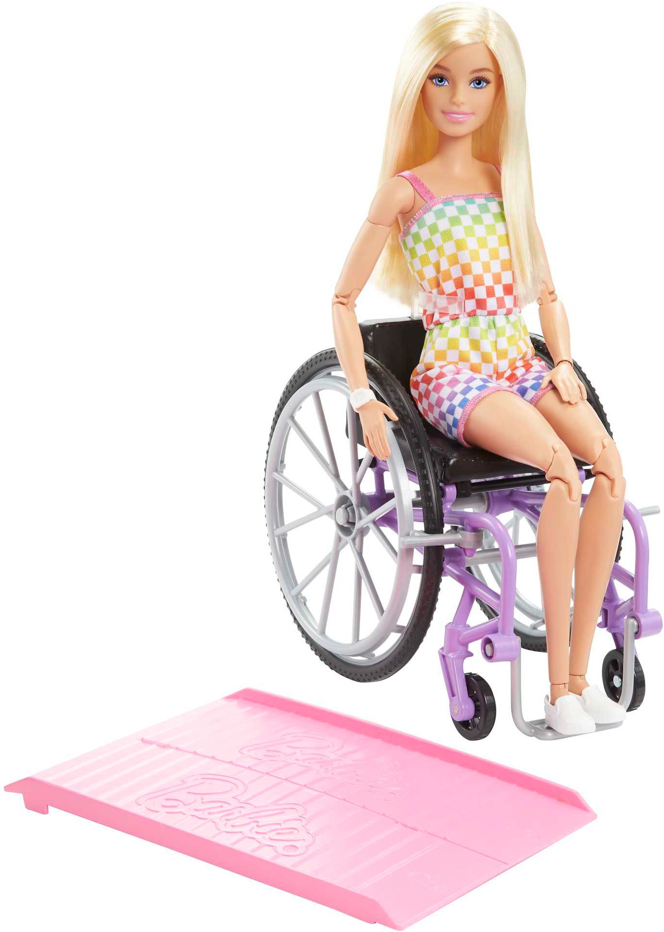 Barbie, Barbie, mit, Rollstuhl