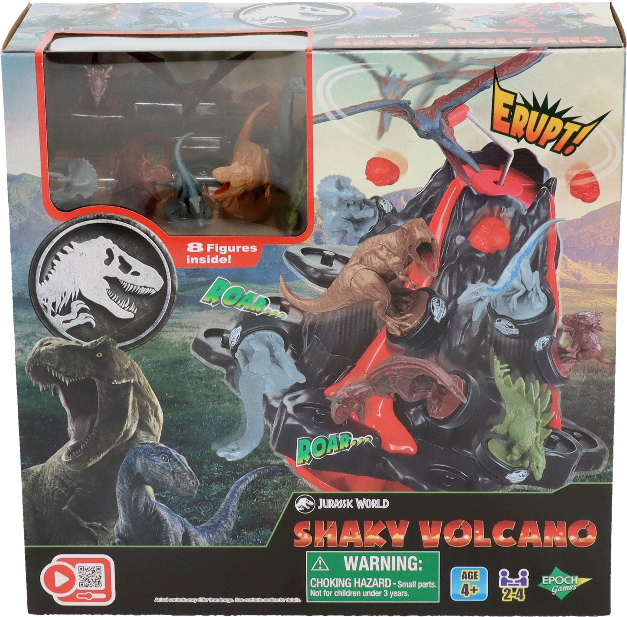 Jurassic World Shaky Volcano Tier, Dinosaurier, Reptil, Tier, Dinosaurier, Reptil, Tier, Dinosaurier, Reptil