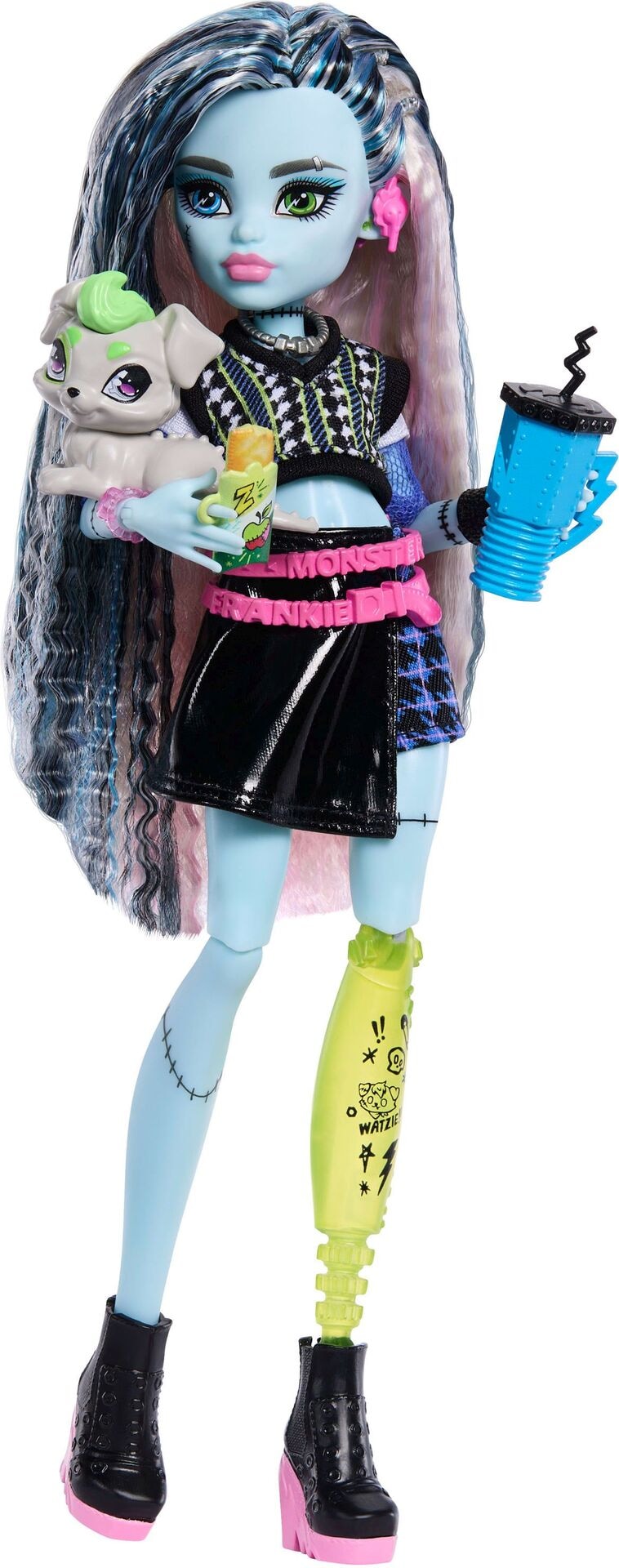 Puppe - Mattel - Monster High Frankie Puppe - Modell MATTEL JHK31 Produktbild fuer Online-Shop
