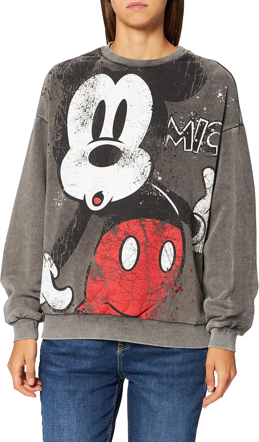 Desigual Damen Pullover „Mickey“ - Schwarz 21WWSK44 GR. XS
