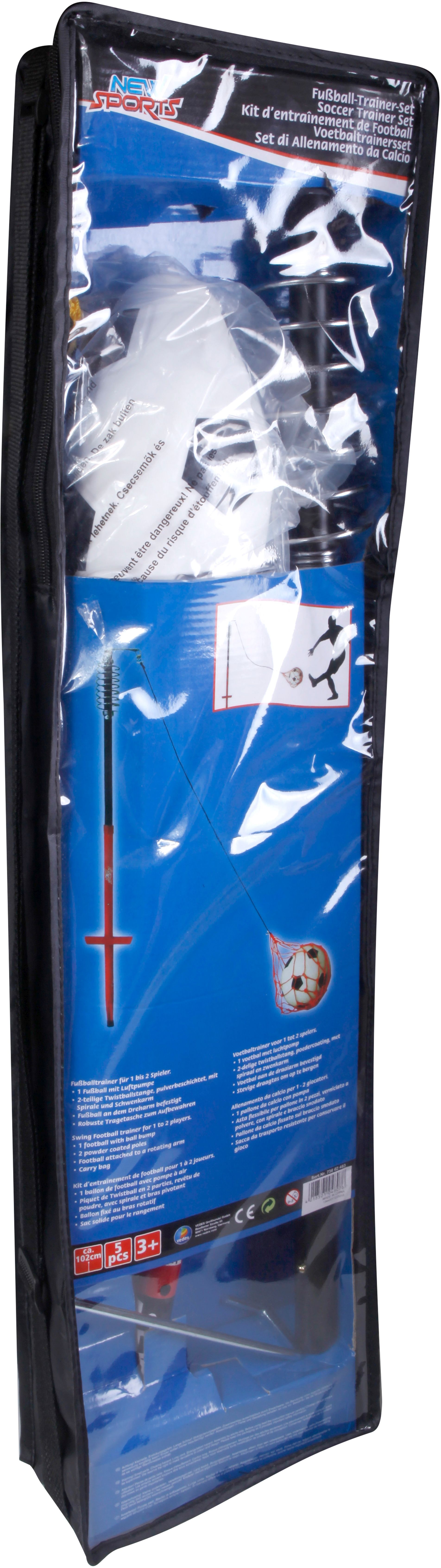 New Sports Fußball Trainer-Set, Stange+Ball Helme