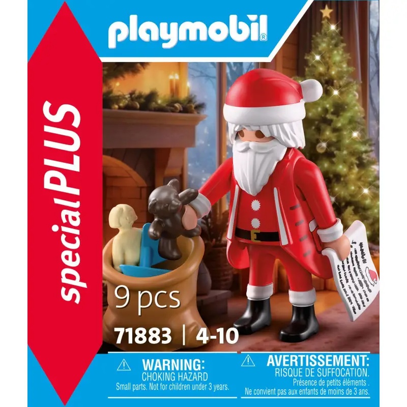 PLAYMOBIL 71883 Weihnachtsmann mit Wunschzettel Festlicher Spielspaß zur Weihnachtszeit