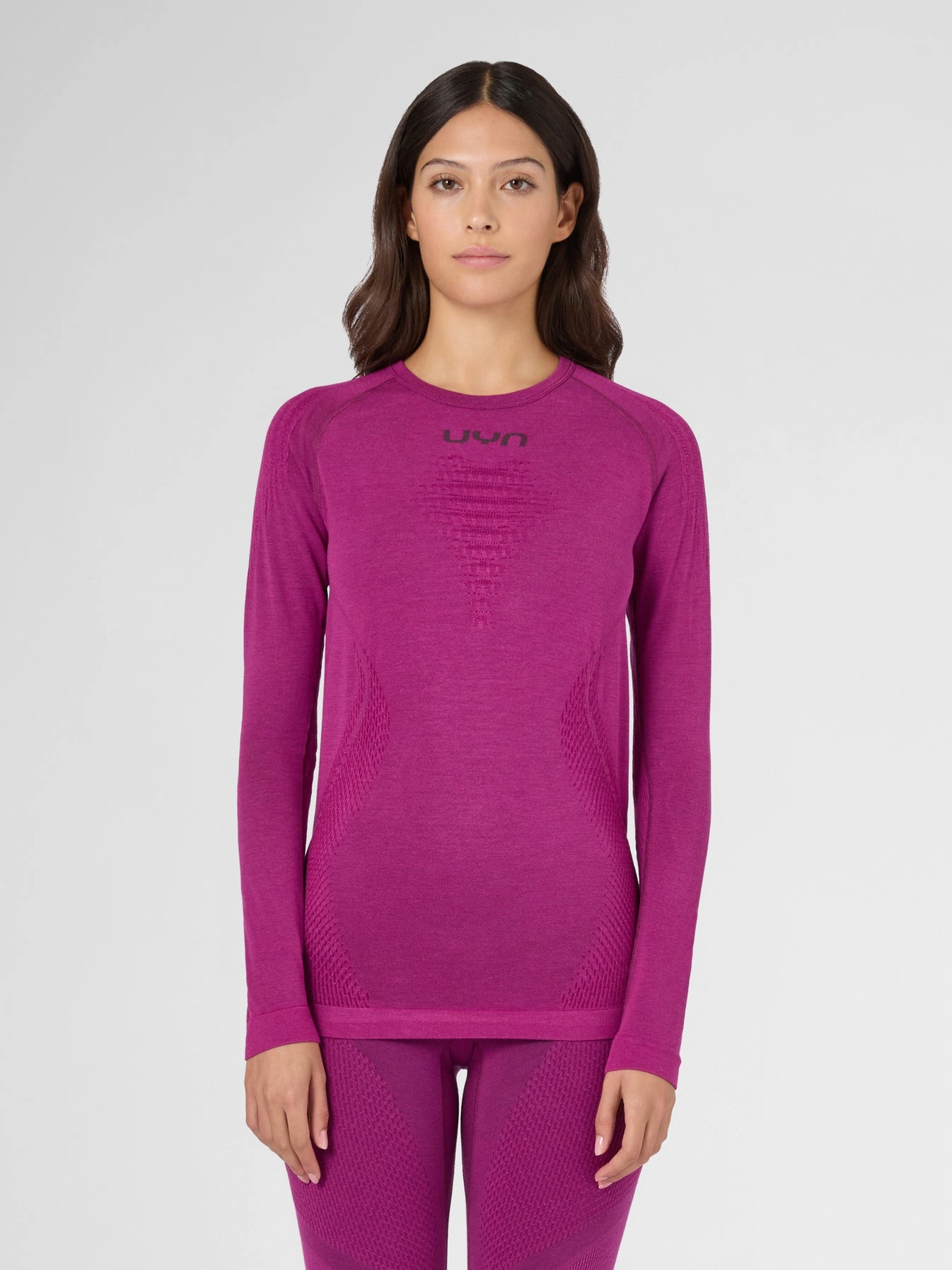 UYN Damen Evolutyon Biotech Underwear Shirt Long Sleeve U100417V266 - Berry GR. L/XL