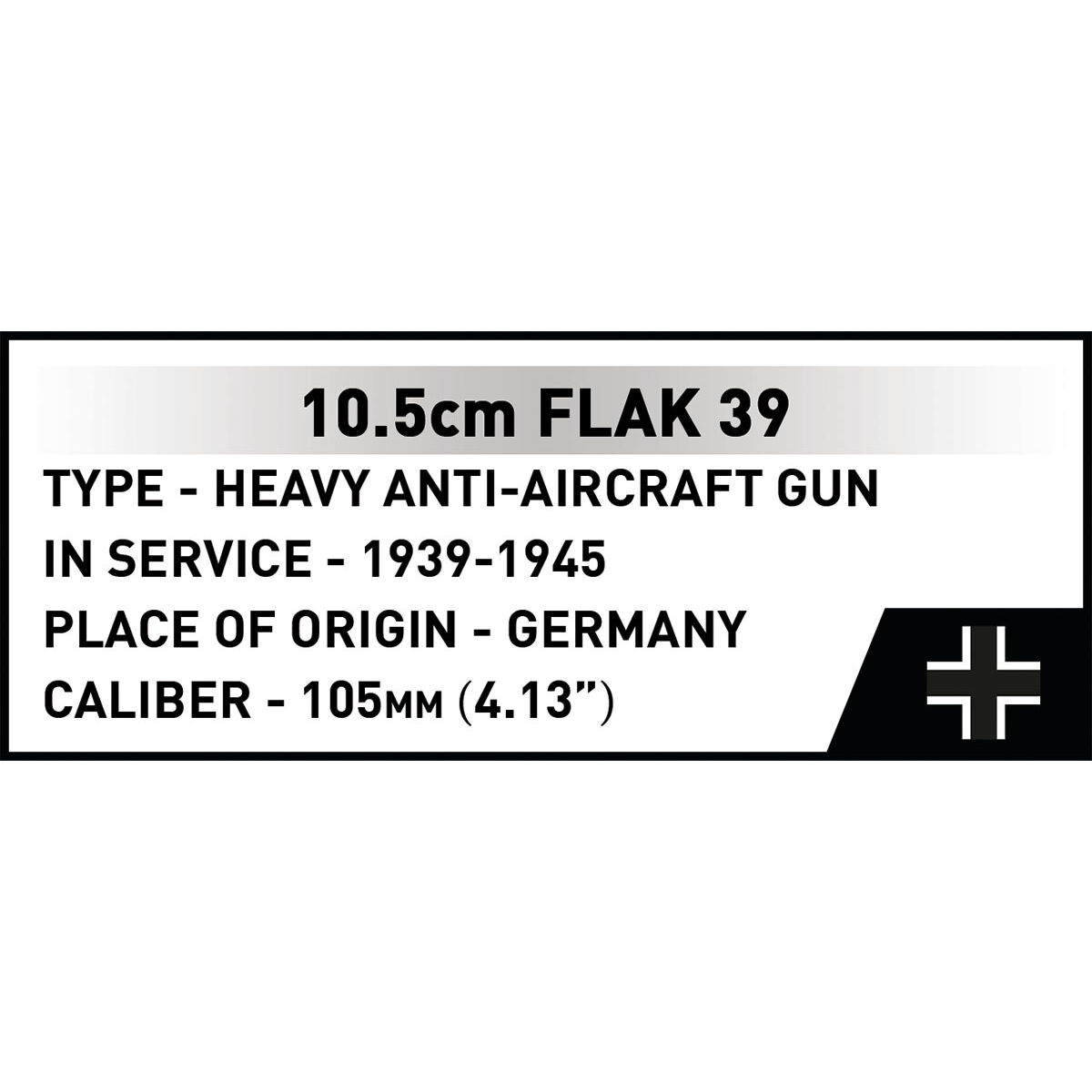 COBI 3142 - 10, 5 CM FLAK 39 - Bild 15
