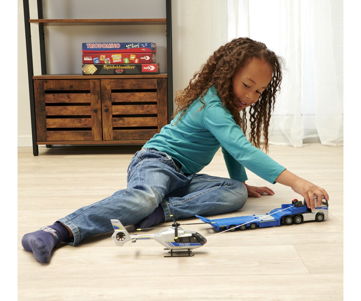 Majorette Volvo Truck + Airbus Police Helicopter (213716000) Person, Kleidung, Hosen