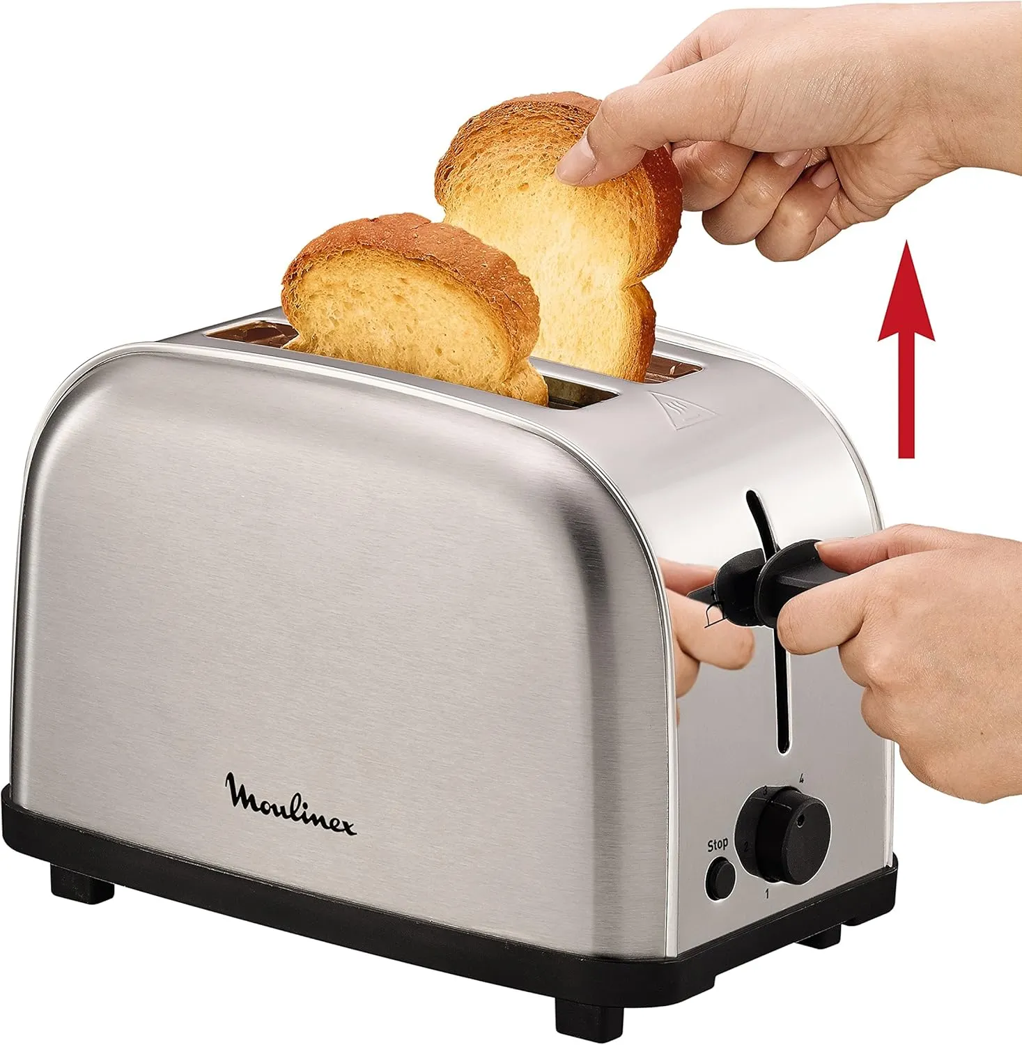 Moulinex – Classic Toaster LT330D11 - 2-Scheiben-Toaster mit 6 Bräunungsstufen