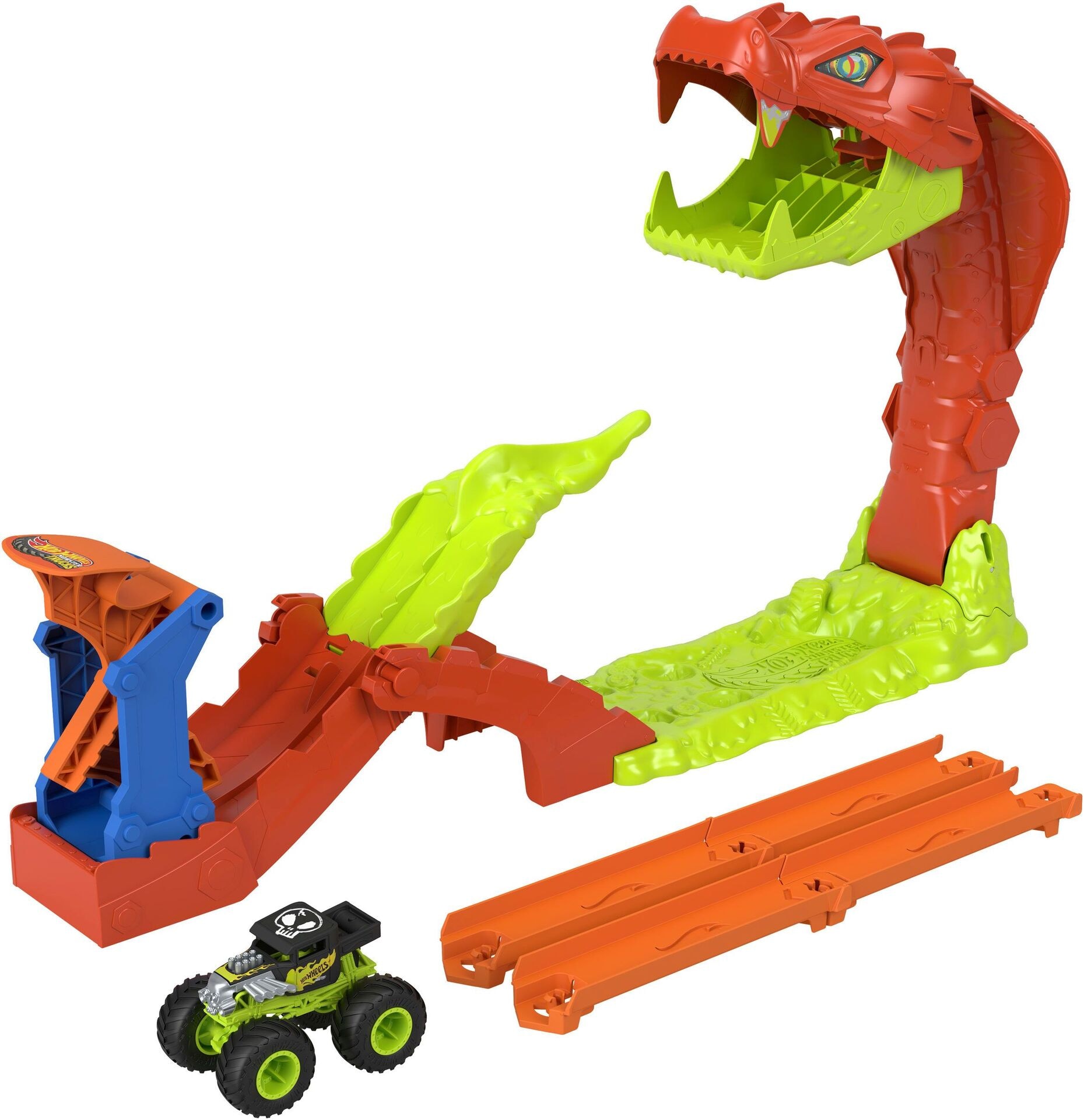 Truck - Mattel - Hot Wheels Monster Trucks Gigantische Schlangenjagd - Modell MATTEL JJN44