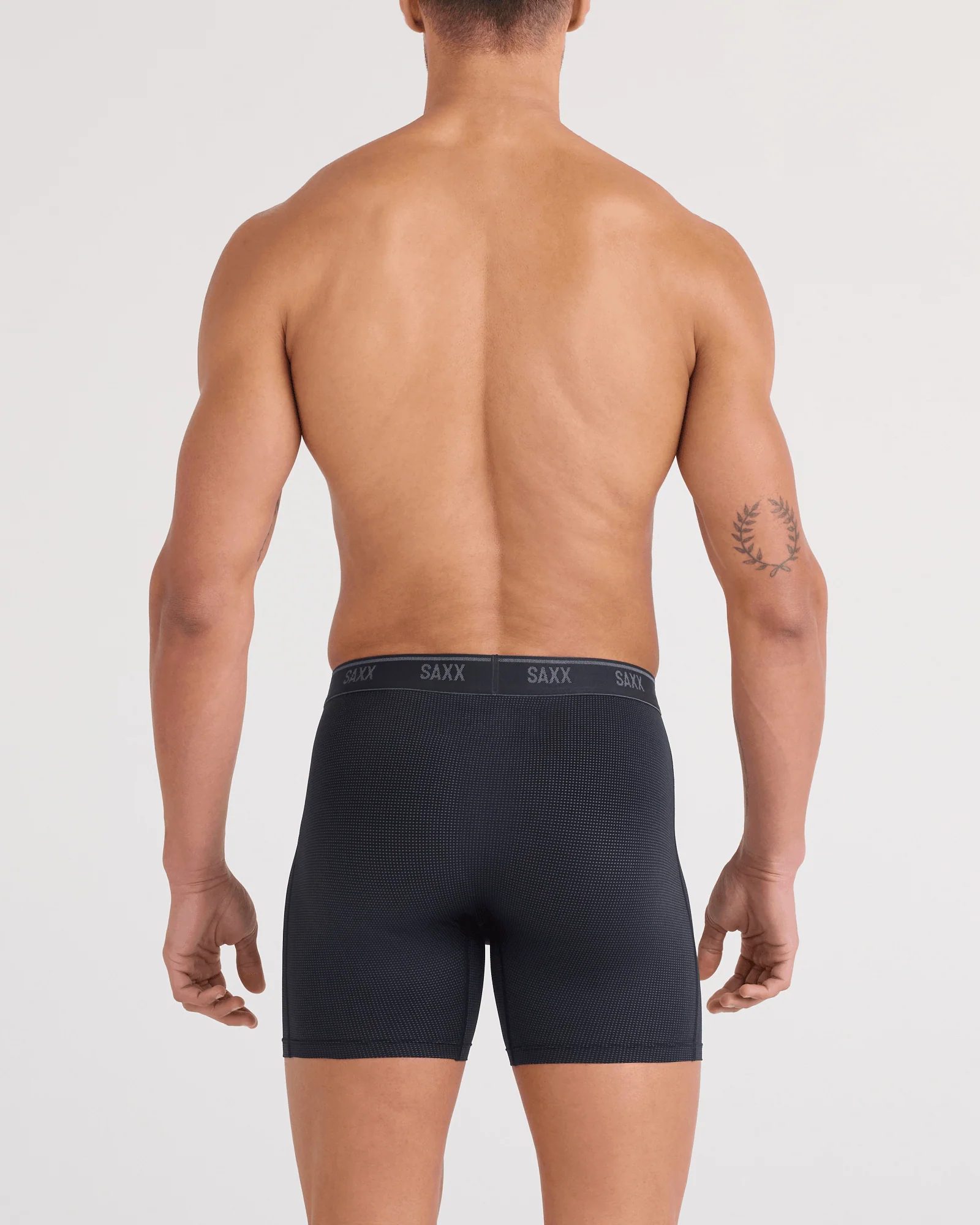 SAXX Boxershort Quest Quick-Dry Mesh - Schwarz - Bild 3