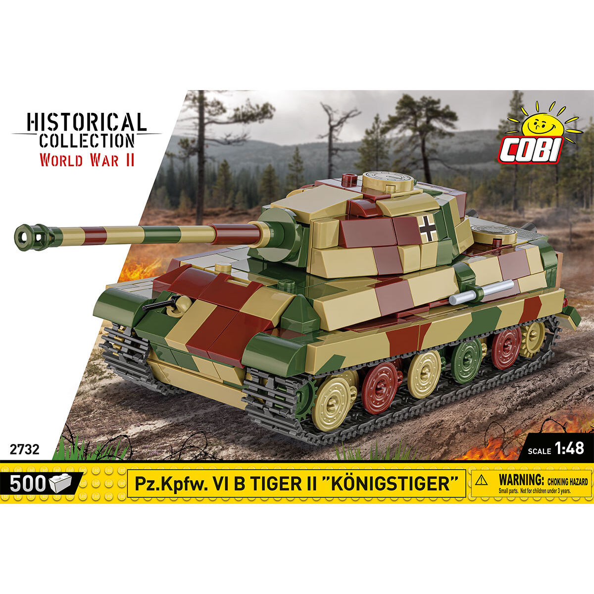 COBI 2732 - PZ.KPFW. VI B TIGER II Königstiger 1:48 - Bild 3