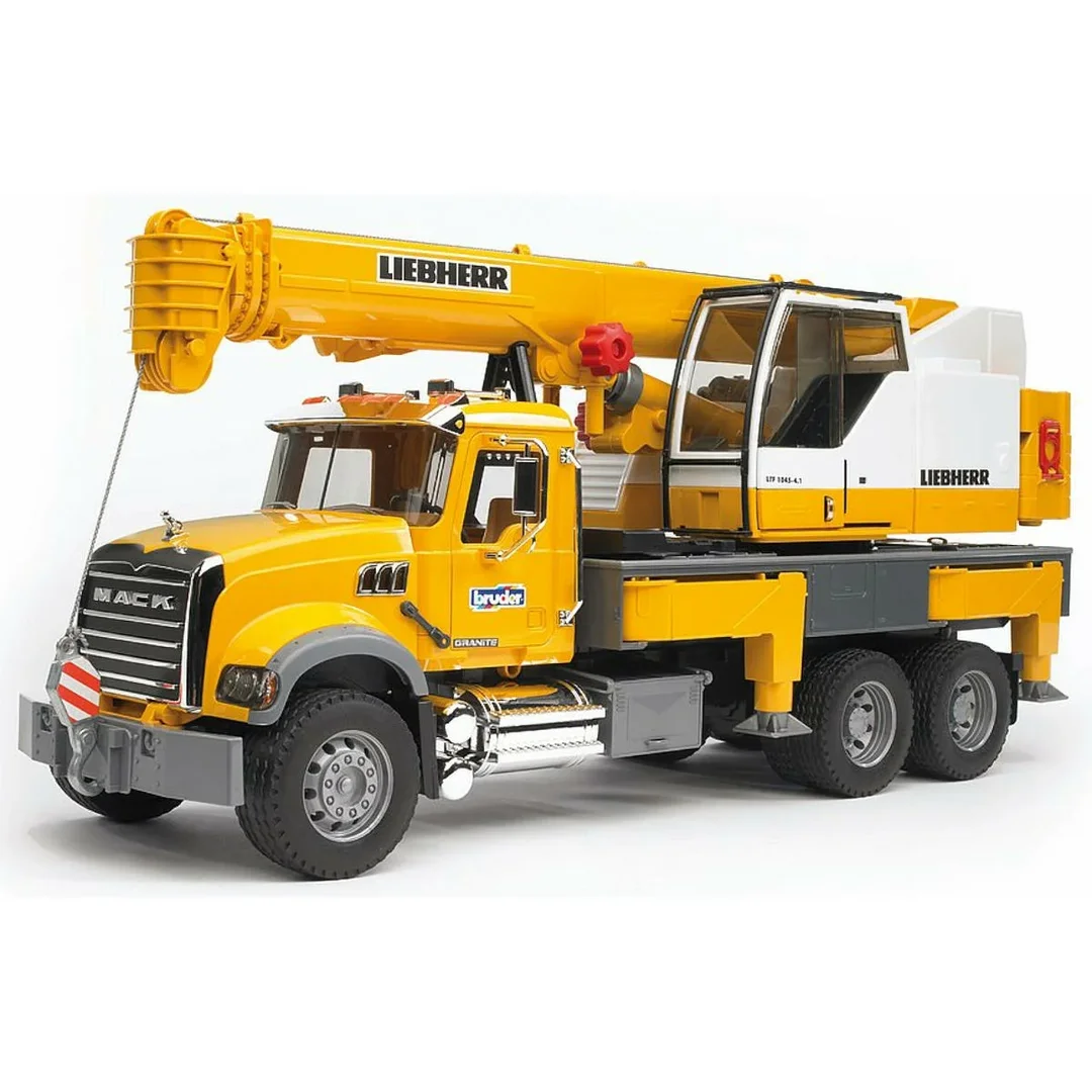 BRUDER 02818 - MACK Granite Liebherr Kran-LKW