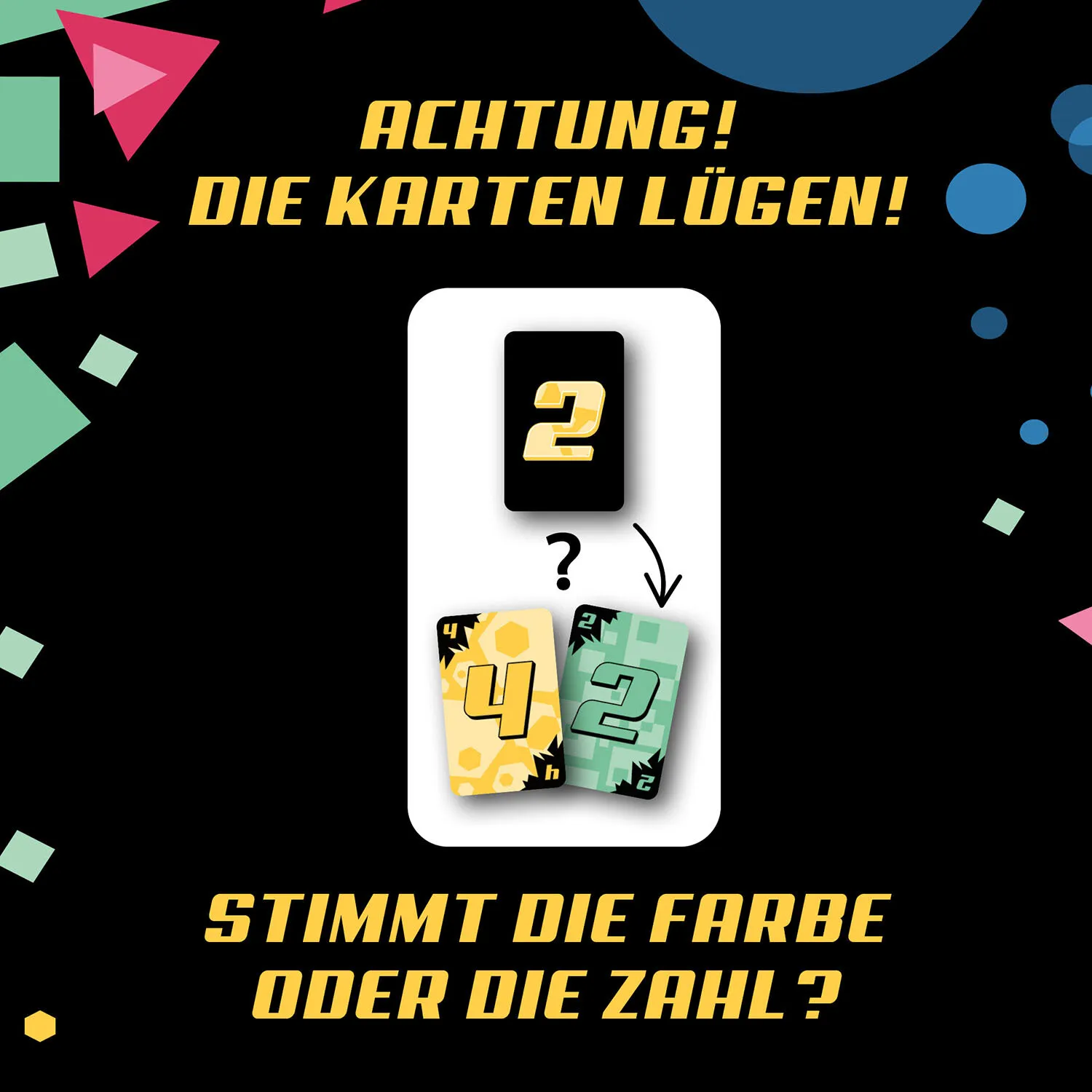 KOSMOS 741976 The Lie – Kartenspiel für 2–6 Spieler