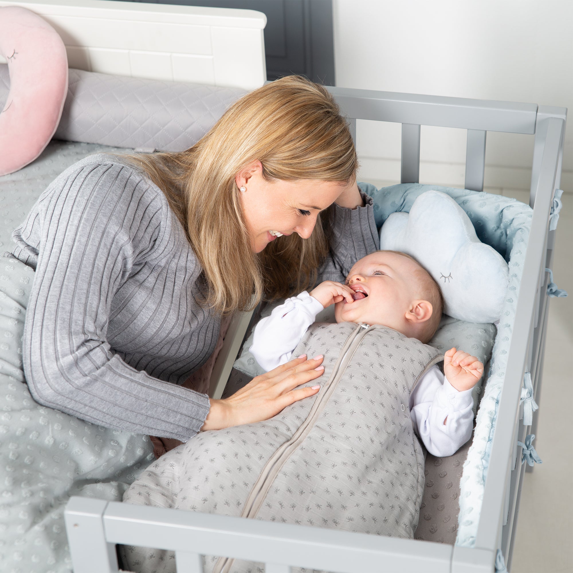 Roba 204092G228 Nestchen Lil Planet türkis hell blau – Babynester - Produktbild 4