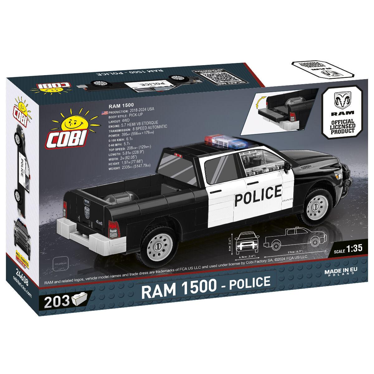COBI 24608 - RAM 1500 POLICE - Bild 2