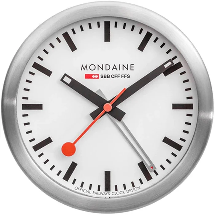 Mondaine, Clocks, Aluminium, Wiße, A997.MCAL.16SBB.1