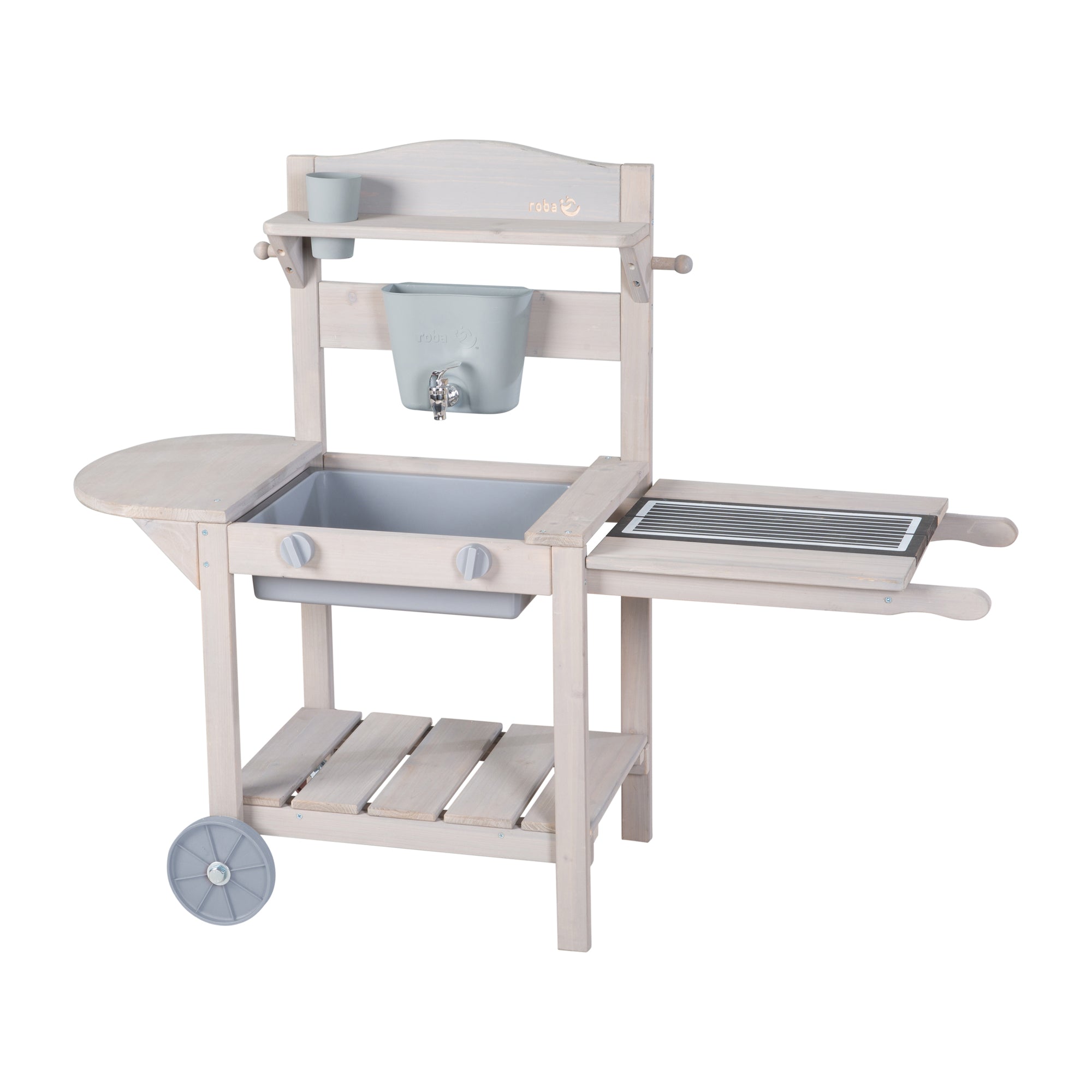 Roba 457005GA Mobile Spiel- Matschküche BBQ grau – Outdoor FSC - Produktbild 5