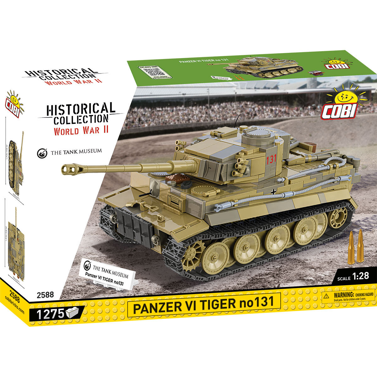 COBI 2588 - PANZER VI TIGER NO 131 SCALE 1:28