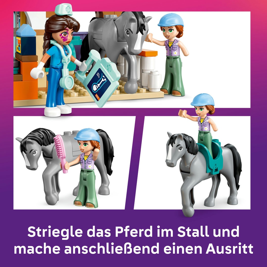 LEGO® Friends 42651 Tierarztpraxis für Pferde und