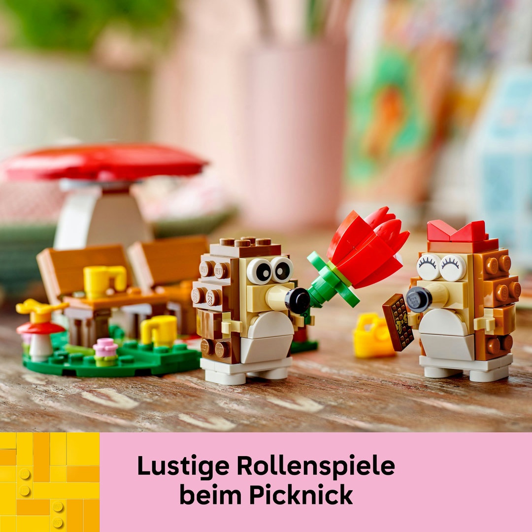 LEGO® Icons 40711 Igel und ihr Picknick-Date