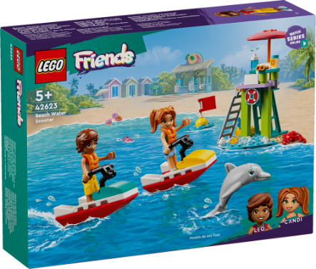 LEGO, 42623, Friends, Rettungsschwimmer, Aussichtsturm, mit, Jetskis, Person, Wasser, Gesicht, Kopf