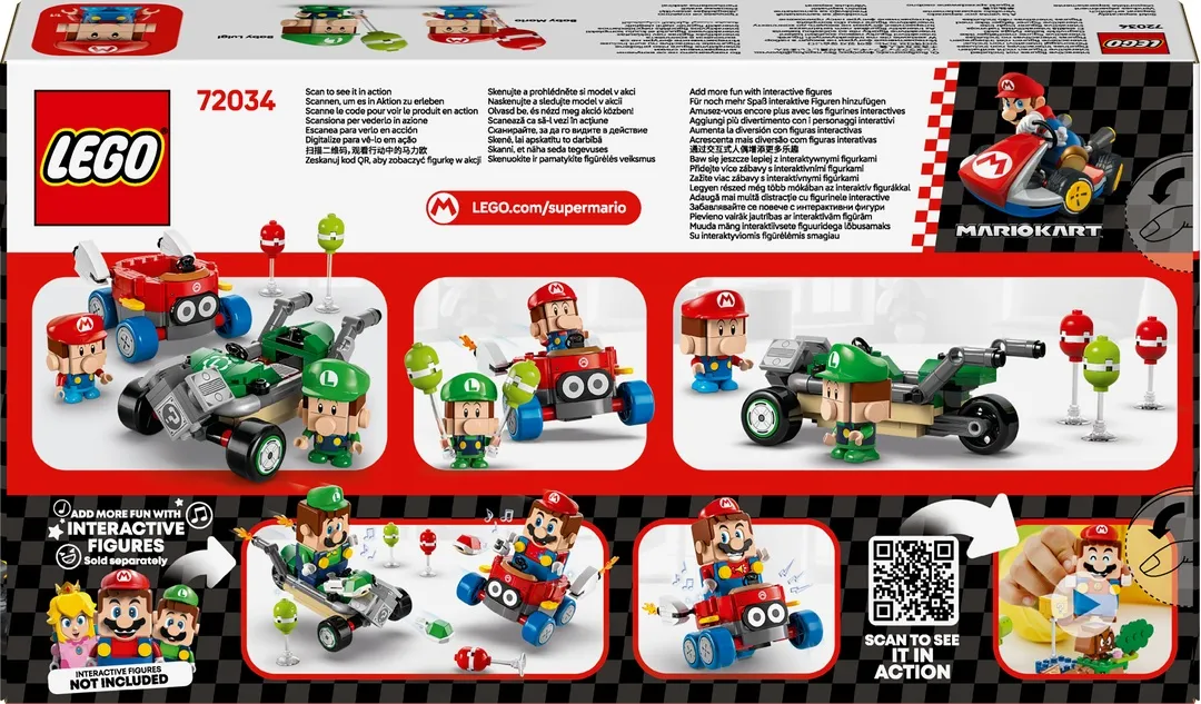 LEGO® Super Mario™ 72034 Baby Mario vs. Baby Luigi