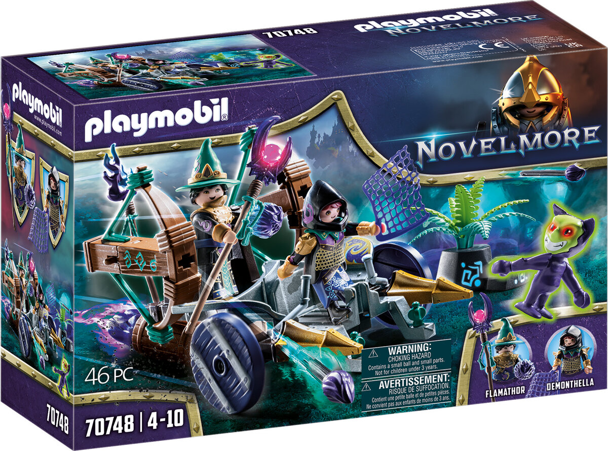 PLAYMOBIL, 70748, Violet, Vale, D?monen-Fangwagen, Helme, Maschine, Rad, Person