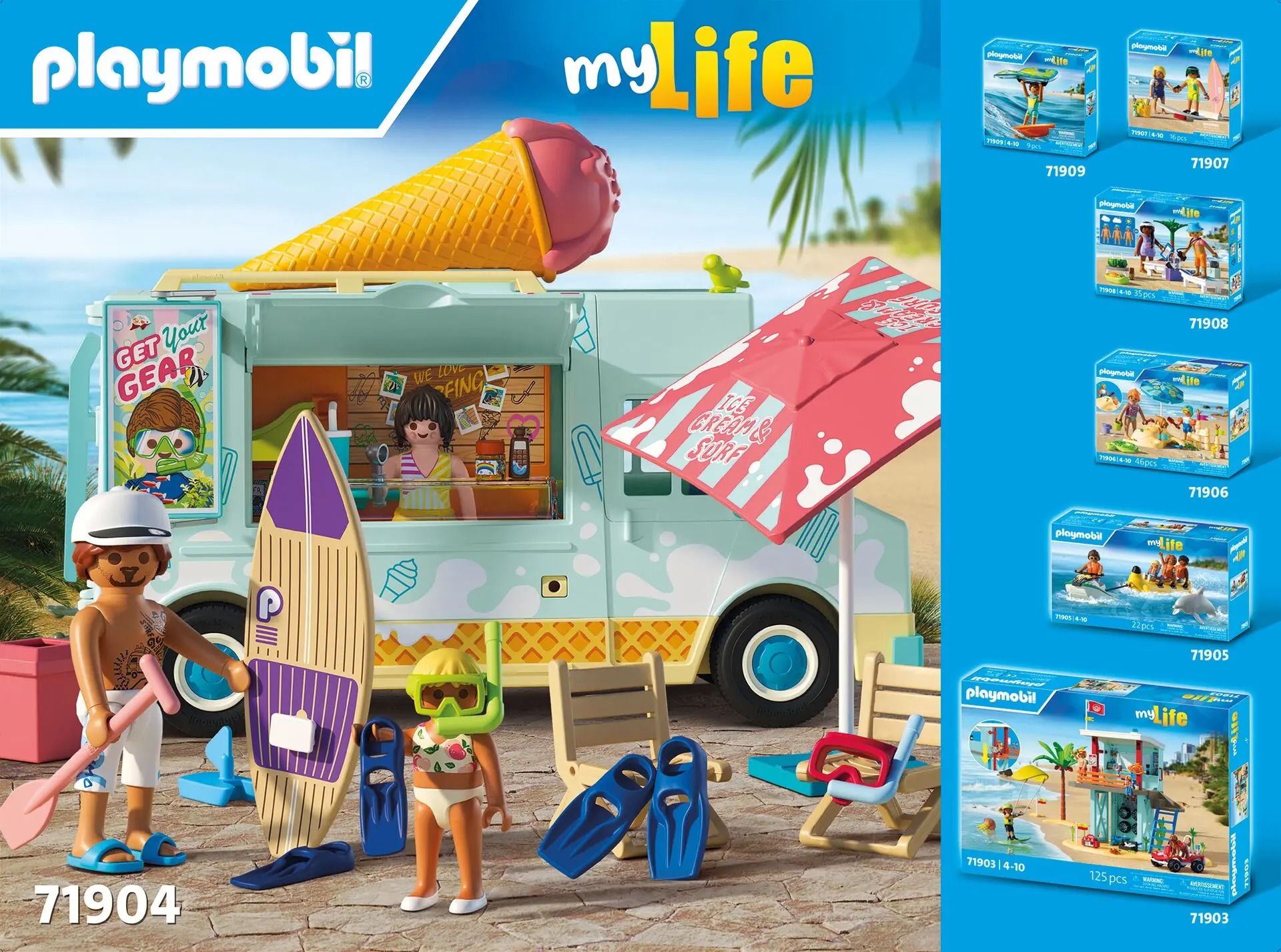 PLAYMOBIL 71904 My Life: Ice Cream Truck mit Surfshop