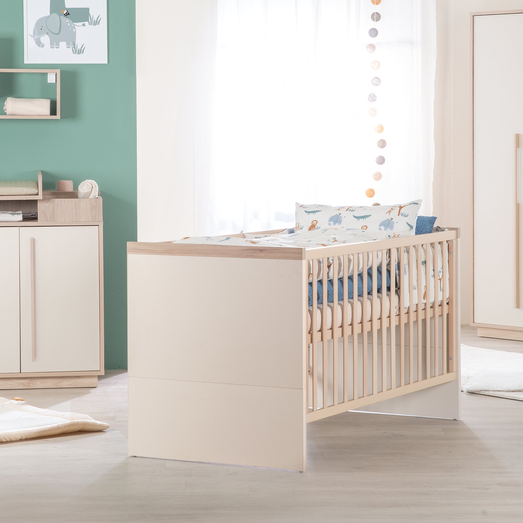 Roba 1911888 Kombi-Kinderbett 70x140 cm Elva Cashmere - Produktbild 4