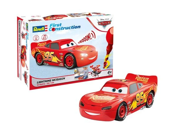 Revell 00920 Lightning McQueen - Disney Cars Bausatz mit Licht und Sound Revell 00920 Lightning McQueen - Disney Cars Bausatz mit Licht und Sound